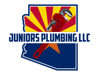 Juniors Plumbing LLC logo design by Kruger