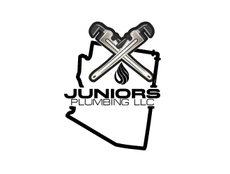Juniors Plumbing LLC logo design by drifelm
