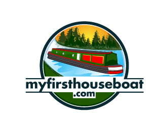 myfirsthouseboat.com logo design by bezalel