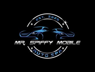 Mr. Spiffy Mobile Auto Spa logo design by DMC_Studio