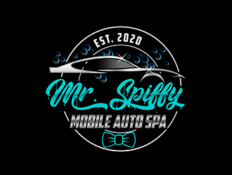 Mr. Spiffy Mobile Auto Spa logo design by 3Dlogos