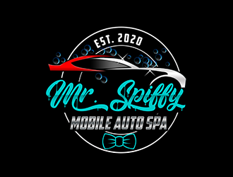 Mr. Spiffy Mobile Auto Spa logo design by 3Dlogos