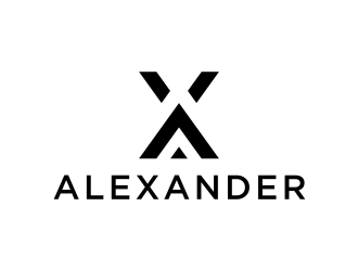 Alexander logo design by GassPoll