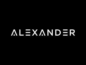 Alexander logo design by GassPoll