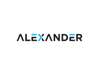 Alexander logo design by haidar