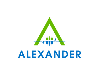 Alexander logo design by gateout