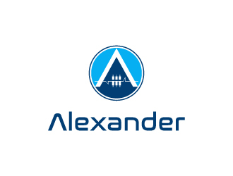 Alexander logo design by gateout
