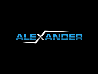 Alexander logo design by Walv