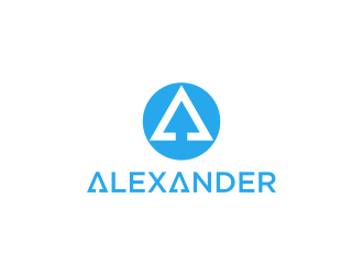 Alexander logo design by Walv