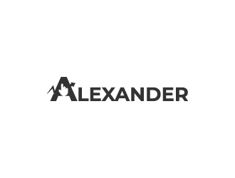 Alexander logo design by fastsev