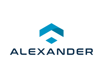 Alexander logo design by Galfine