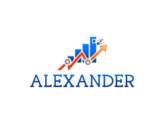 Alexander logo design by uttam