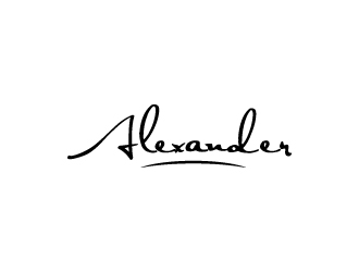 Alexander logo design by wongndeso