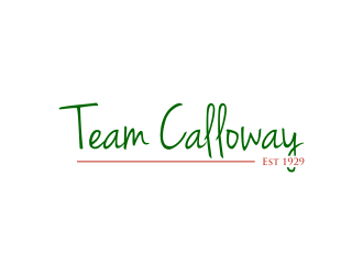 Team Calloway logo design by GassPoll