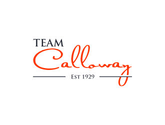 Team Calloway logo design by GassPoll