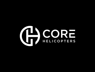 Core Helicopters logo design by haidar