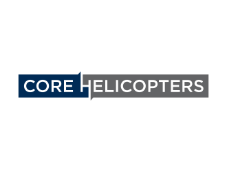 Core Helicopters logo design by GassPoll