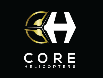 Core Helicopters logo design by Bl_lue