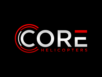 Core Helicopters logo design by hidro