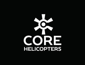 Core Helicopters logo design by aryamaity