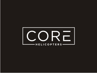 Core Helicopters logo design by Artomoro