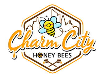 Charm City Honey Bees logo design by ingepro