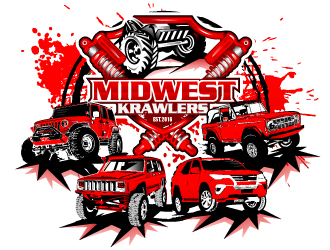 Midwest Krawlers logo design by Suvendu