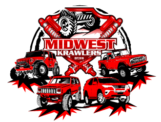 Midwest Krawlers logo design by Suvendu