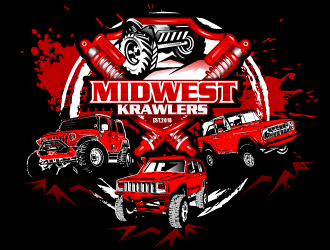 Midwest Krawlers logo design by Suvendu