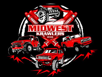 Midwest Krawlers logo design by Suvendu