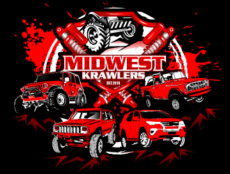 Midwest Krawlers logo design by Suvendu