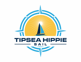 Tipsea Hippie Sail logo design by santrie