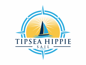 Tipsea Hippie Sail logo design by santrie