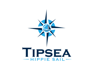 Tipsea Hippie Sail logo design by KDesigns