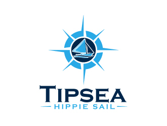 Tipsea Hippie Sail logo design by karjen