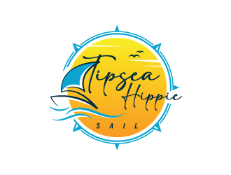 Tipsea Hippie Sail logo design by dgawand