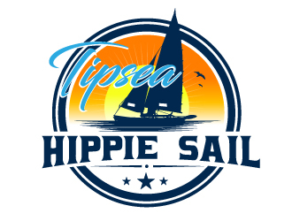 Tipsea Hippie Sail logo design by Suvendu