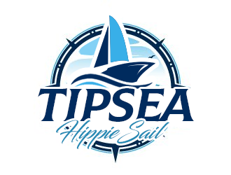 Tipsea Hippie Sail logo design by kunejo