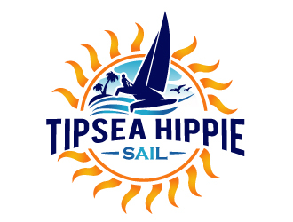 Tipsea Hippie Sail logo design by PMG