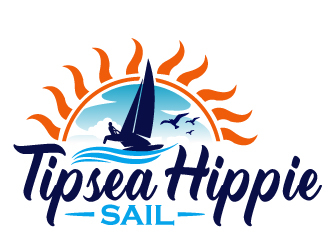 Tipsea Hippie Sail logo design by PMG