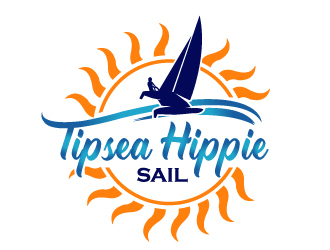 Tipsea Hippie Sail logo design by PMG