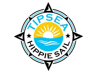 Tipsea Hippie Sail logo design by AnandArts