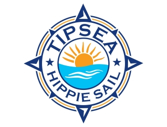 Tipsea Hippie Sail logo design by AnandArts