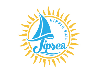 Tipsea Hippie Sail logo design by jonggol