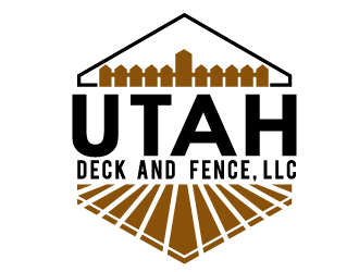 Utah Deck and Fence, LLC logo design by PMG