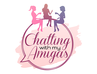 Chatting with My Amigas logo design by haze