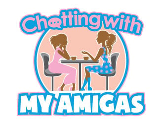 Chatting with My Amigas logo design by uttam