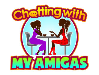 Chatting with My Amigas logo design by uttam