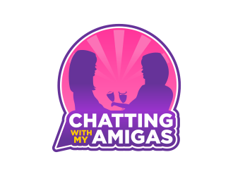 Chatting with My Amigas logo design by IrvanB