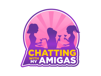 Chatting with My Amigas logo design by IrvanB